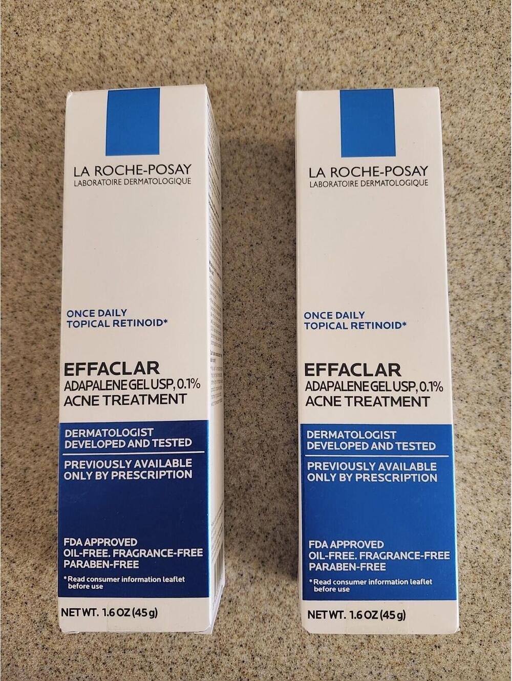 La Roche-Posay Effaclar 0.1% Acne Treatment 1.6 oz - Brand New! EXP: 2027 2PCS